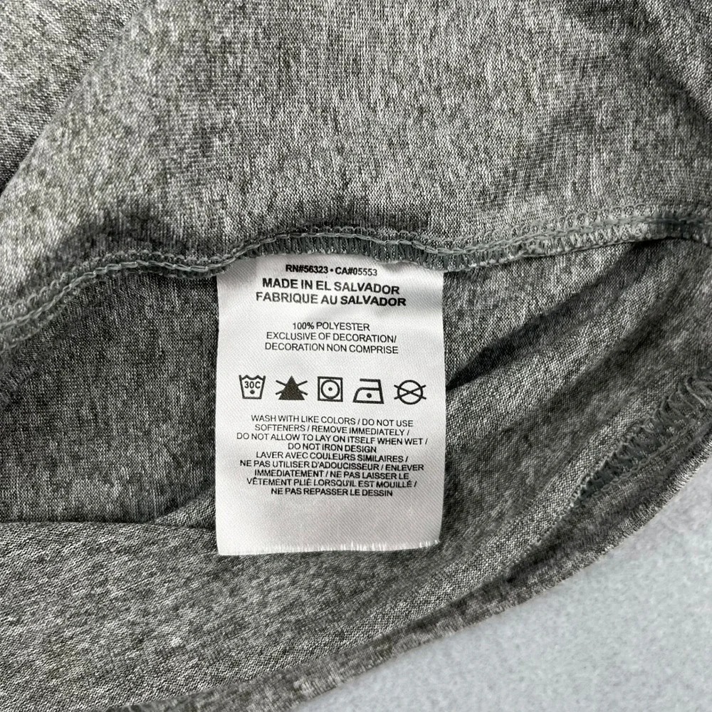 Nike Dri-FIT Mens Small Heather Gray Short‎ Sleeve Athletic Training T-Shirt